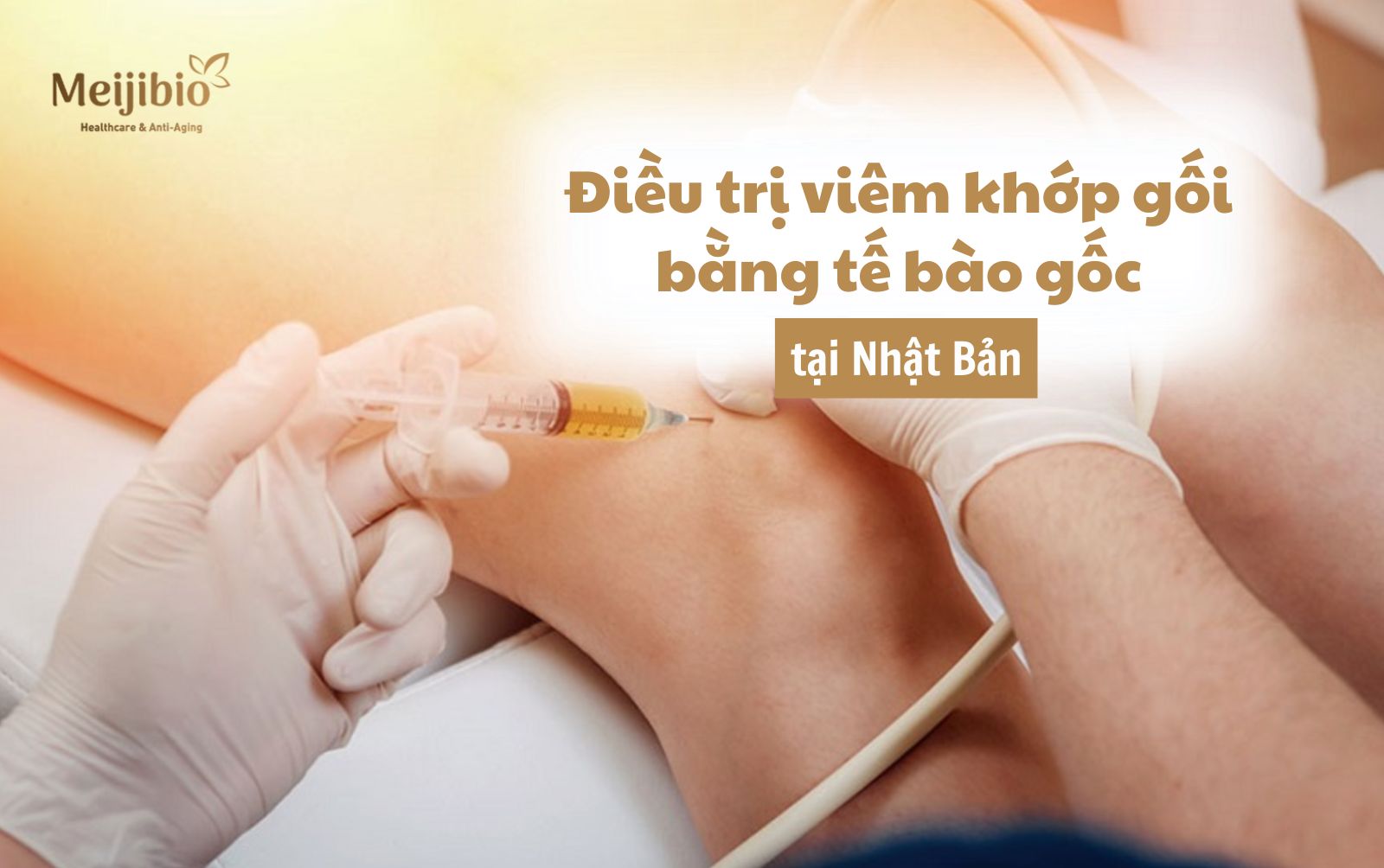 Điều trị viêm khớp gối bằng tế bào gốc tại Nhật Bản